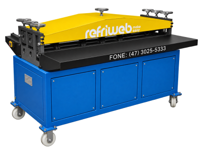Frisadeira e vincadeira Refriweb FS1C15/1300, vista geral