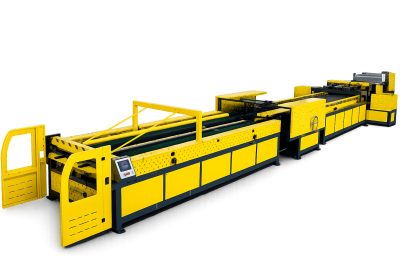 Linha de fabricação de dutos retangulares TDC FD5C12*1250