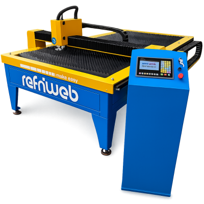 Máquina de corte plasma CNC para dutos HVAC